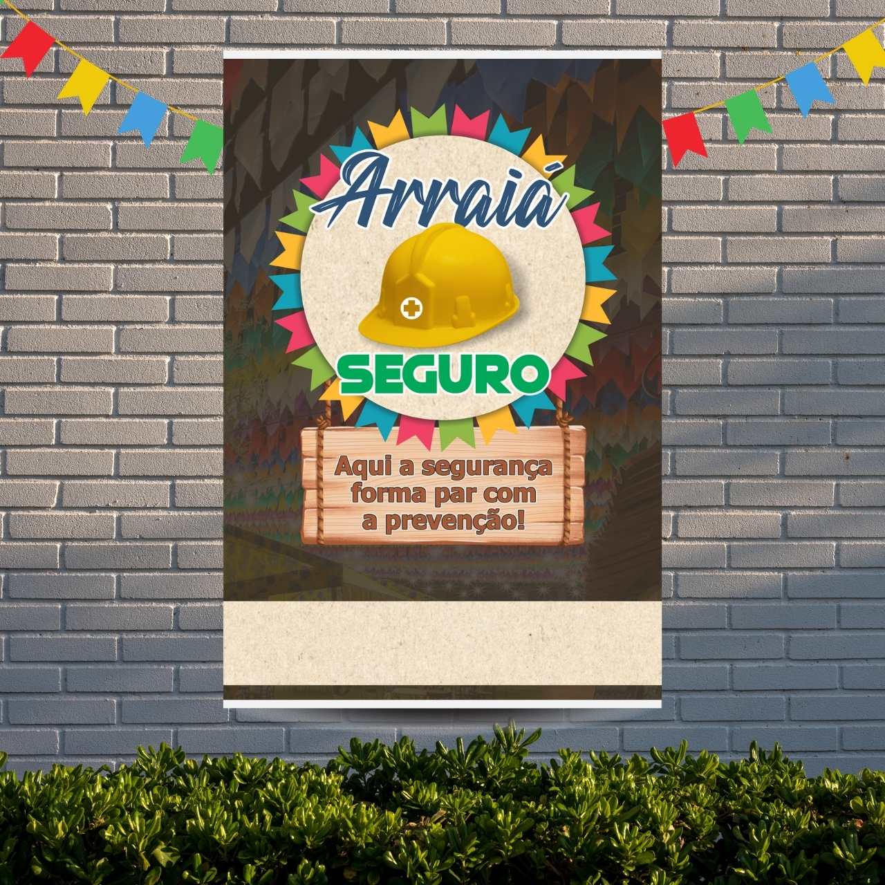 Banner Arraiá Seguro