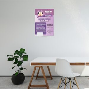 Agosto Lilás Cartaz