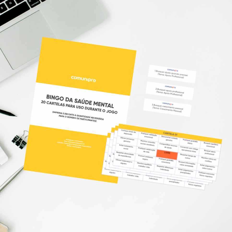 Jogo Bingo Setembro Amarelo