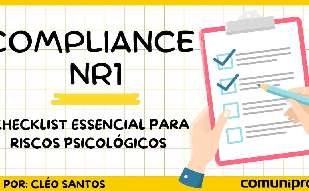 COMPLIANCE NR1: CHECKLIST ESSENCIAL