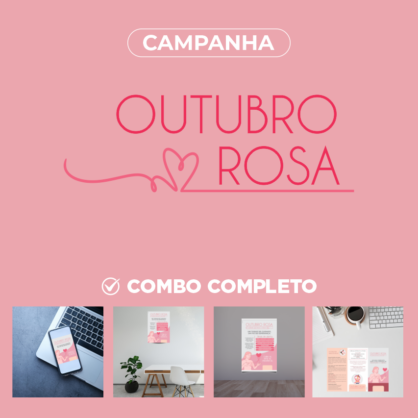 Combo Completo Outubro Rosa