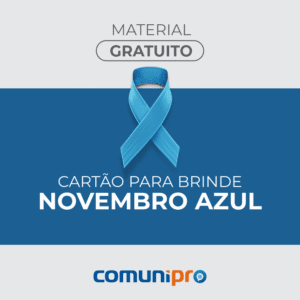 Cartão para Brinde NOVEMBRO AZUL – Download Gratuito